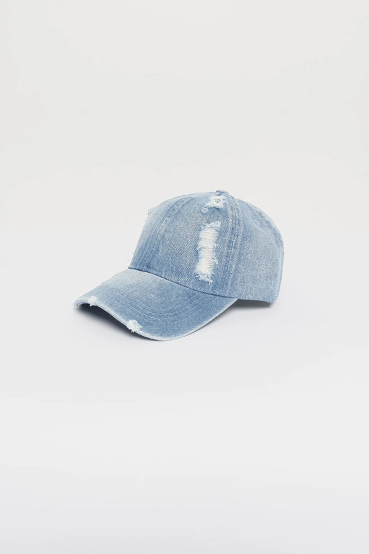 Gorra Desgastada Denim